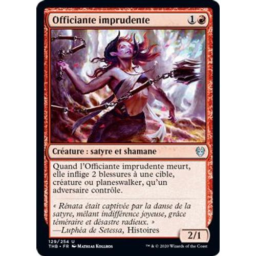 Officiante Imprudente- Magic Mtg - Theros Beyond Death 129 - U