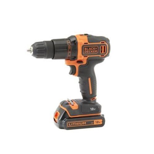 Perceuse à percussion sans fil Black & Decker BCD701D1K 18V - 2Ah