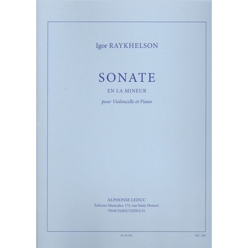 Sonate En La Mineur (Partition Violoncelle & Piano)