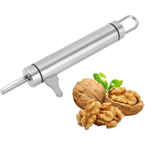 noix macadamia | Outils pour casser les noix macadamia ¿ noix macadamia en acier inoxydable, outil d'ouverture noix pécan