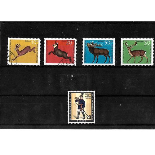 Allemagne - Berlin - Lot De 5 Timbres Neufs Et Oblitérés