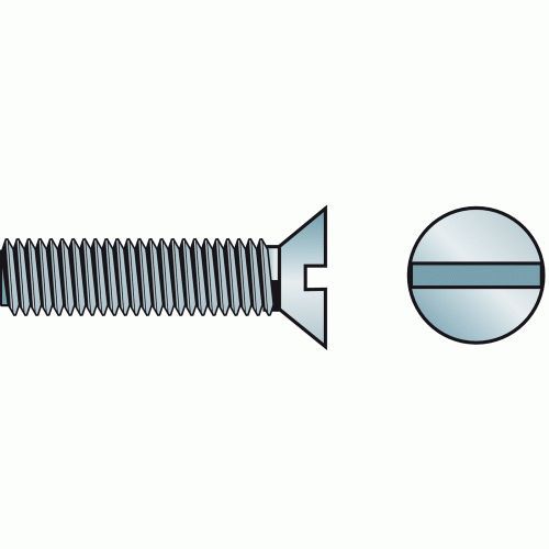 Vis à métaux - tête fraisée - empreinte fendue - 4x80 mm - 200 pièces GFD
