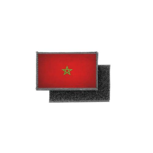 Patch Ecusson Imprime Badge Vintage Drapeau Maroc Marocain