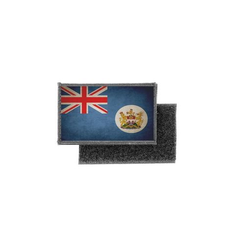 Patch Ecusson Imprime Badge Vintage Drapeau Hong Kong Ancien