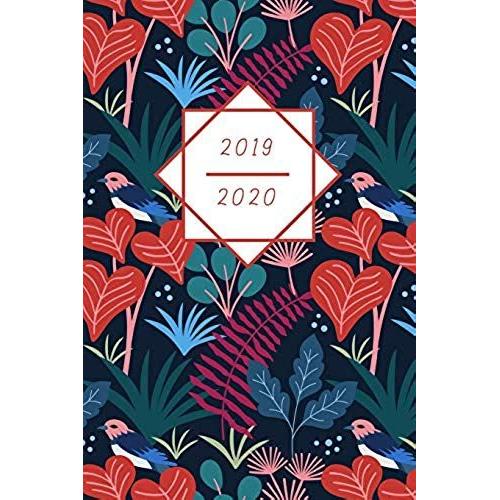 Mon Calendrier, Agenda, Organisateur 2019-2020: La Magie De La Botanique Et Des Oiseaux - Planning Hebdomadaire - Planificateur De Rendez-Vous - Calen