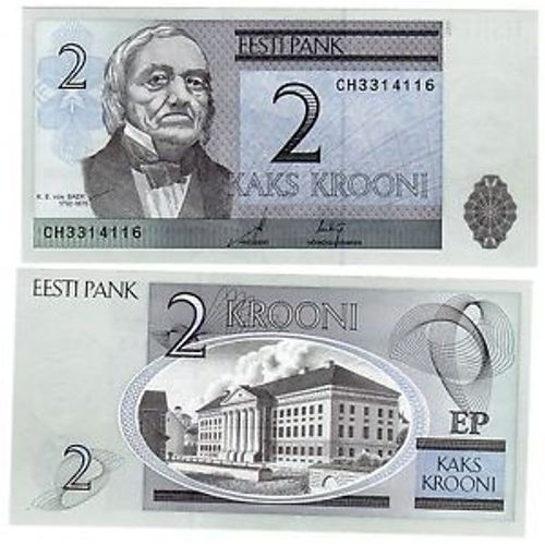 Billet Estonie 5 Krooni