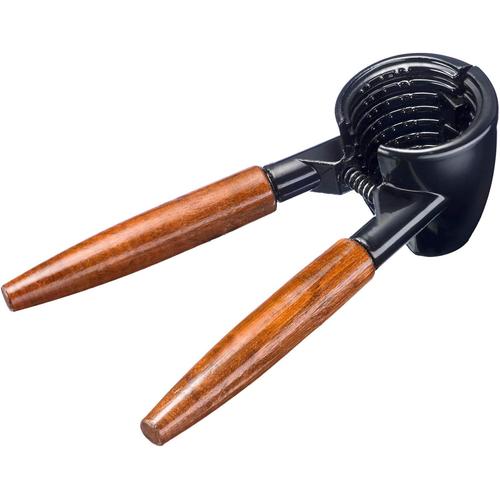 Pince à Champagne et Casse-noix , Bois/Aluminium moulé sous pression, Longueur : 16,8 cm, Sieger Nussprofi Deluxe, Brun/noir, 3326220