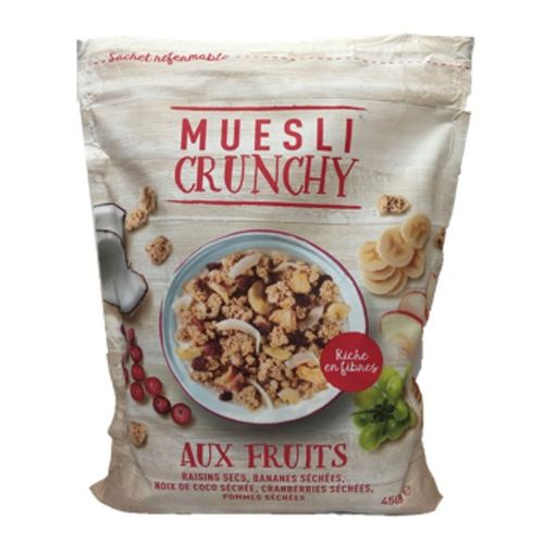 Muesli Croustillant Aux Fruits - Paquet 450g
