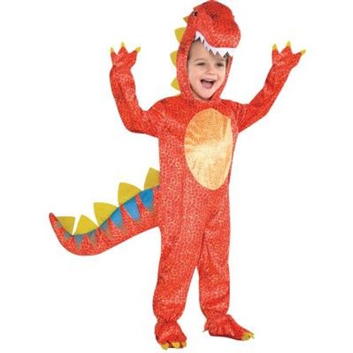 Déguisement Dinosaure Orange Enfant
