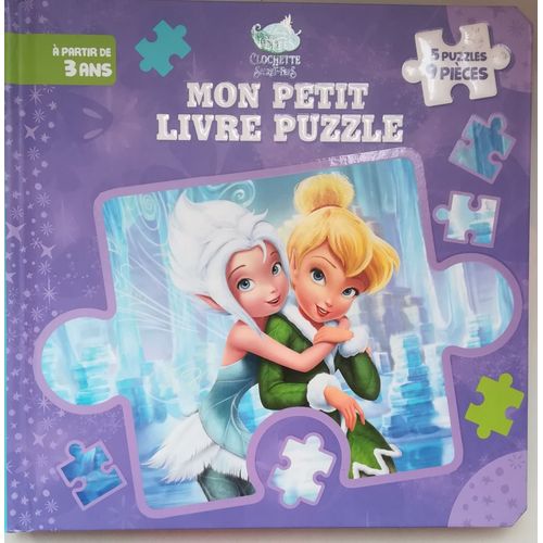 5 Puzzles Cadre 9 Pièces Clochette Le Secret Des Fées