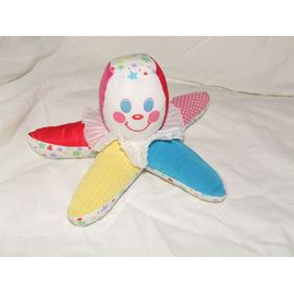 Pieuvre Doudou Playskool Peluche Multicolore