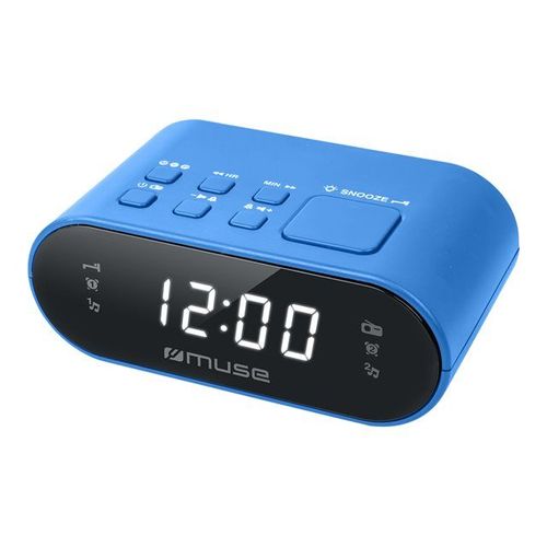 Muse M-10 BL - Radio-réveil - bleu