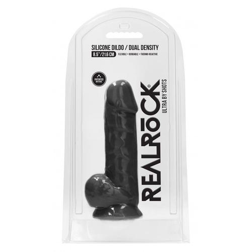 Gode Noir Gode Silicone Realrock 16 X 5 Cm Real Rock