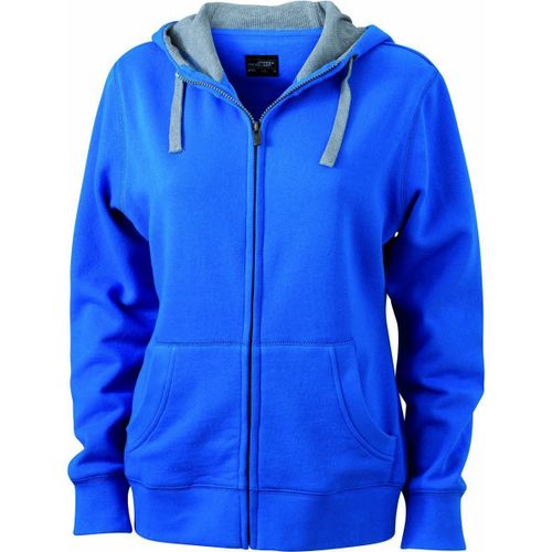 Sweat Zipp? ? Capuche Femme - Jn962 - Bleu Cobalt