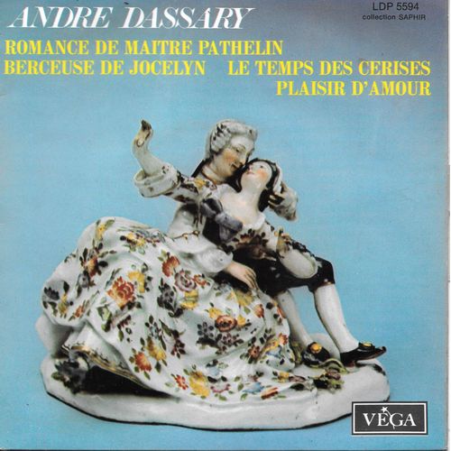 Romance De Maitre Pathelin / Plaisir D'amour / Berceuse De Jocelyn / Le Temps Des Cerises [Vinyle 45 Tours 7" Ep]