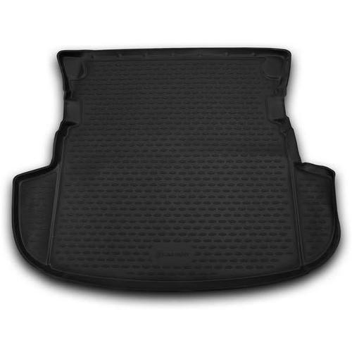 Noir Noir Bac De Coffre Sur Mesure Compatible Avec Mitsubishi Outlander 2012- Protection De Coffre, Tapis De Coffre Sur Mesure