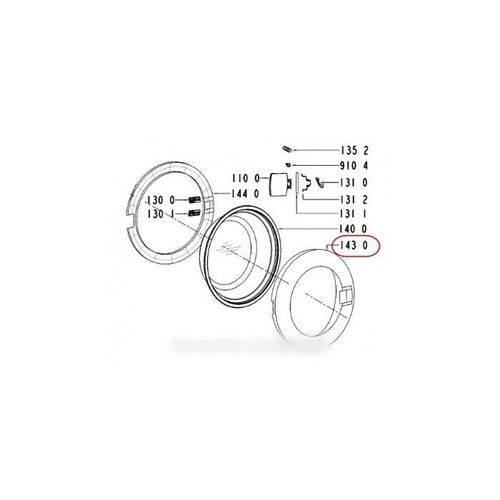 Cadre De Hublot Exterieur Pour Lave Linge Whirlpool
