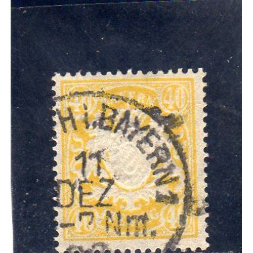 Timbre-Poste De Bavière (Armoiries)