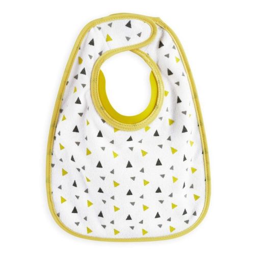 2 Bavoirs Bib Up - Triangles Colorés - 1er Âge