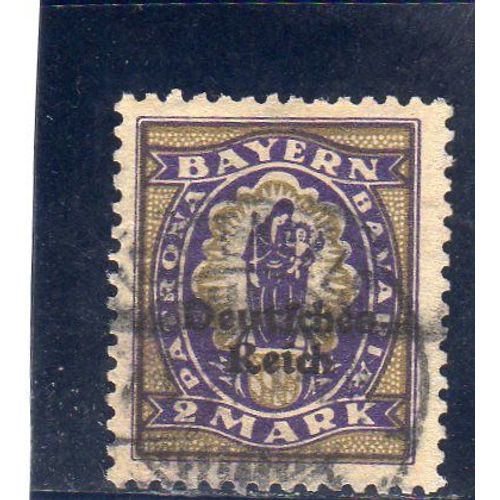 Timbre-Poste De Bavière (Madone)