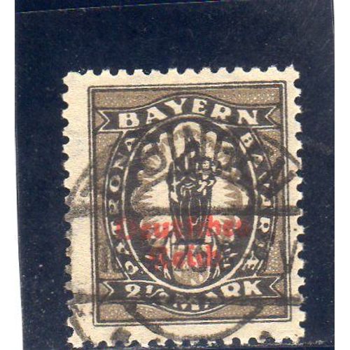 Timbre-Poste De Bavière (Madone)