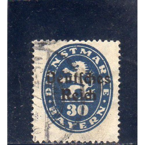Timbre De Service De Bavière