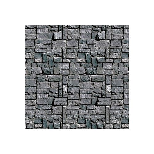 D?Coration Mur De Pierre Gris Halloween 1,2x9,1m