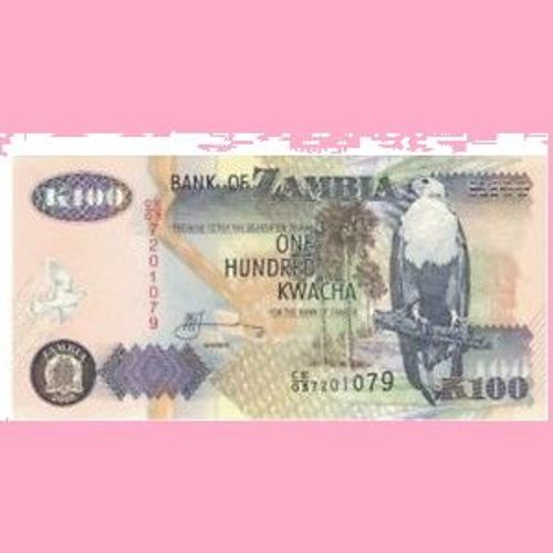Billet Zambie 100 Kwacha