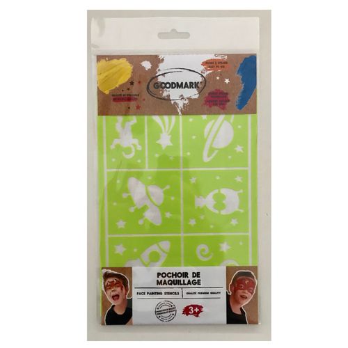 Pochoir De Maquillage Thème Espace Enfant