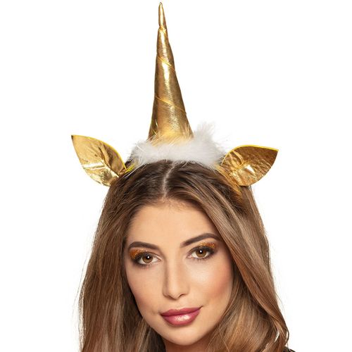 Serre-Tête Licorne Or Adulte