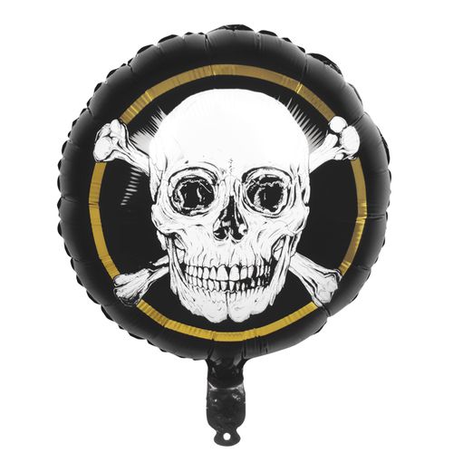 Ballon En Aluminium Pirate Jolly Roger 45 Cm