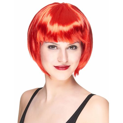 Perruque Courte Rouge Femme