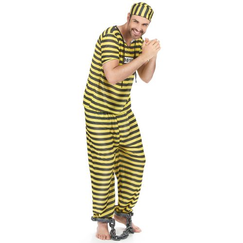 Déguisement Prisonnierhomme Jaune