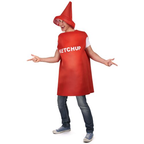 Déguisement Pot De Ketchup Adulte