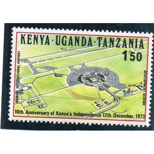 Kénya- Uganda- Tanzanie- 1 Timbre Neuf- Anniversaire De L' Indépendance