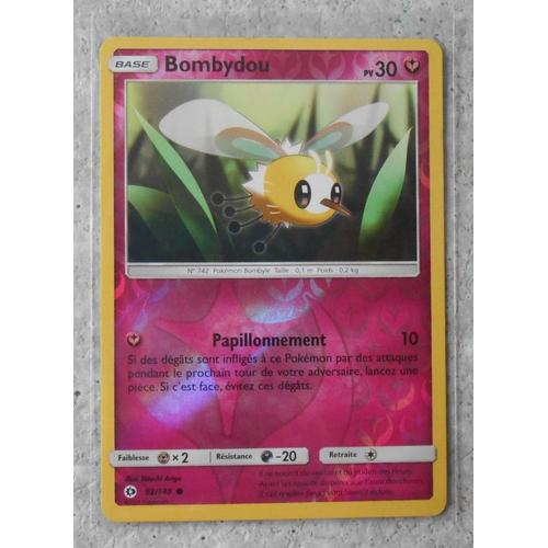 Carte Pokemon Reverse Bombydou 92/149 Soleil Et Lune