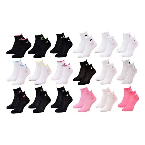 Chaussettes Femme Lotto Socquettes Pack De 12 Paires Surprise