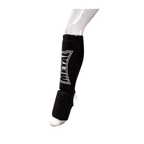 Protège Tibia+Pied Metal Boxe M