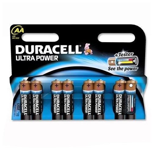 PILE AA LR6 ALCALINE ULTRA POWER 1.5v x8 DURACELL
