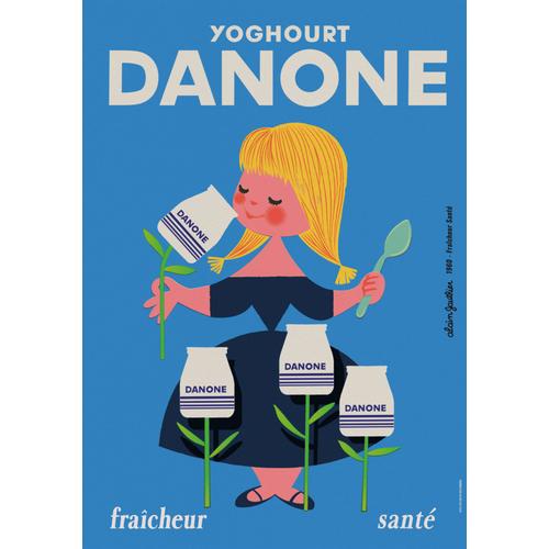 Affiche Yoghourt Danone