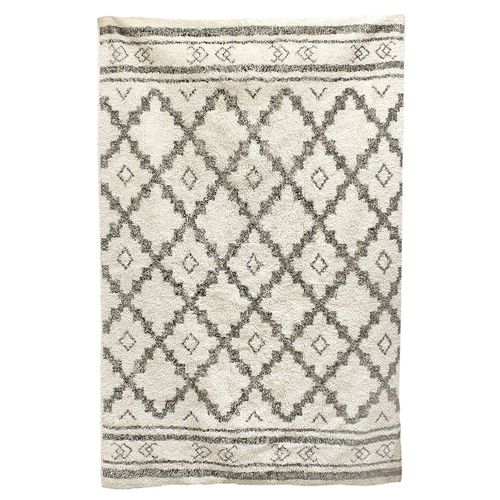 Tapis Rectangulaire Ethnique Mirage - L. 170 X L. 120 Cm - Beige