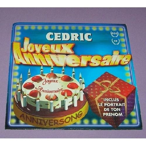 Cedric Cd Single Joyeux Anniversaire Cd Rakuten