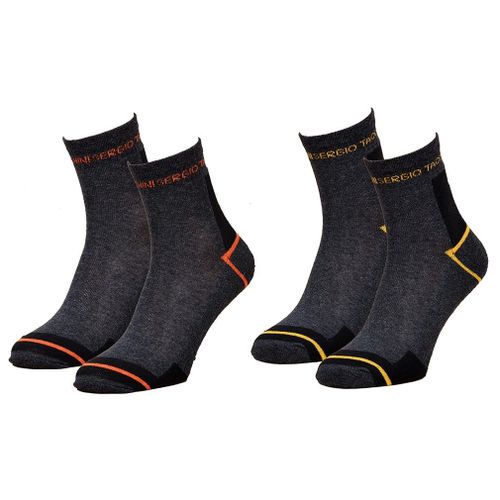 Chaussettes Femme Sergio Tacchini Socquettes Pack De 2 Paires Bouclette Noire