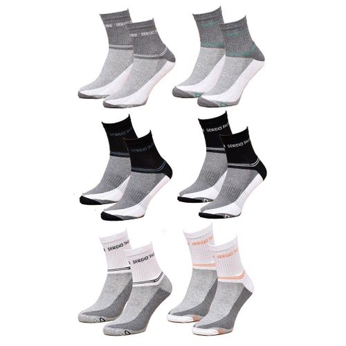 Chaussettes Femme Sergio Tacchini Socquettes Pack De 6 Paires Bouclette