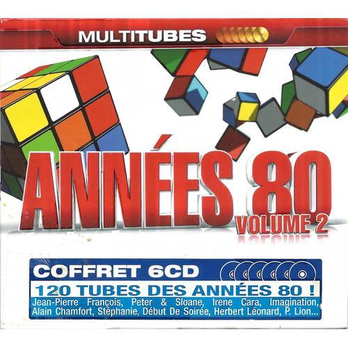 Multitubes Années 80 Volume 2 - Coffret 6 Cd - 120 Tubes Des Années 80 ! French Original Edition Wagram Music - [Box 6 Cd Rares Et Cultes] 100 % Versions Originales