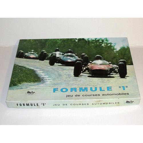 Formule 1 Jeu De Societe De Courses Automobiles Edition Miro 1963 Grande Boite