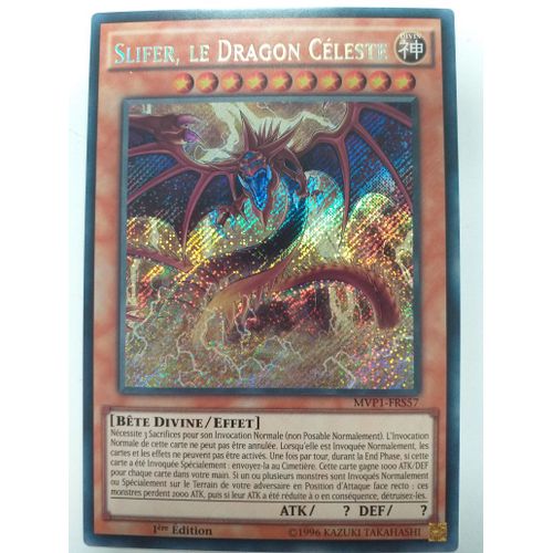 Yu-Gi-Oh! - Mvp1-Frs57 - Slifer, Le Dragon Célèste - Secret Rare