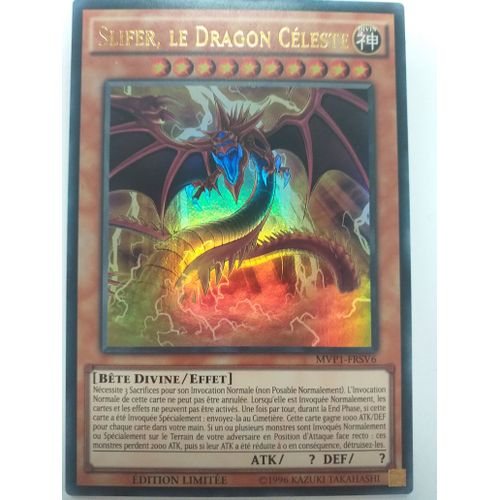 Slifer, Le Dragon Céleste Mvp1 Frsv6 Ultra Rare