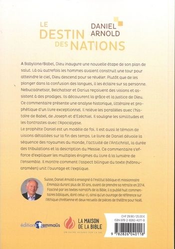 Le Destin Des Nations - Une Étude Littéraire Du Livre De Daniel