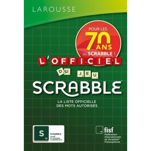 L'officiel Du Jeu Scrabble - Avec 1 Carnet De Scores Offert